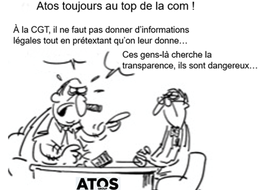 Rétention illégale d’informations économiques par la direction Atos