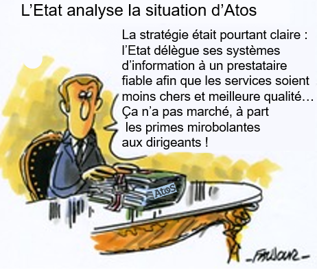 Atos ; un fournisseur dangereux pour les services numériques de l’Etat français