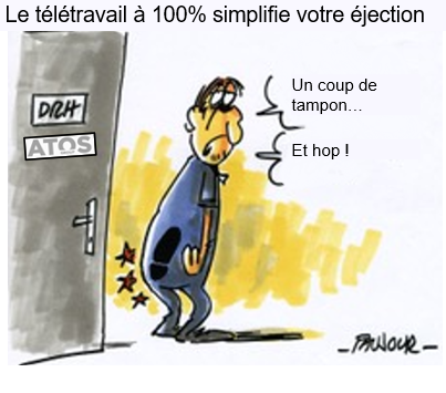 Télétravail à 100% chez Atos pour certains salariés