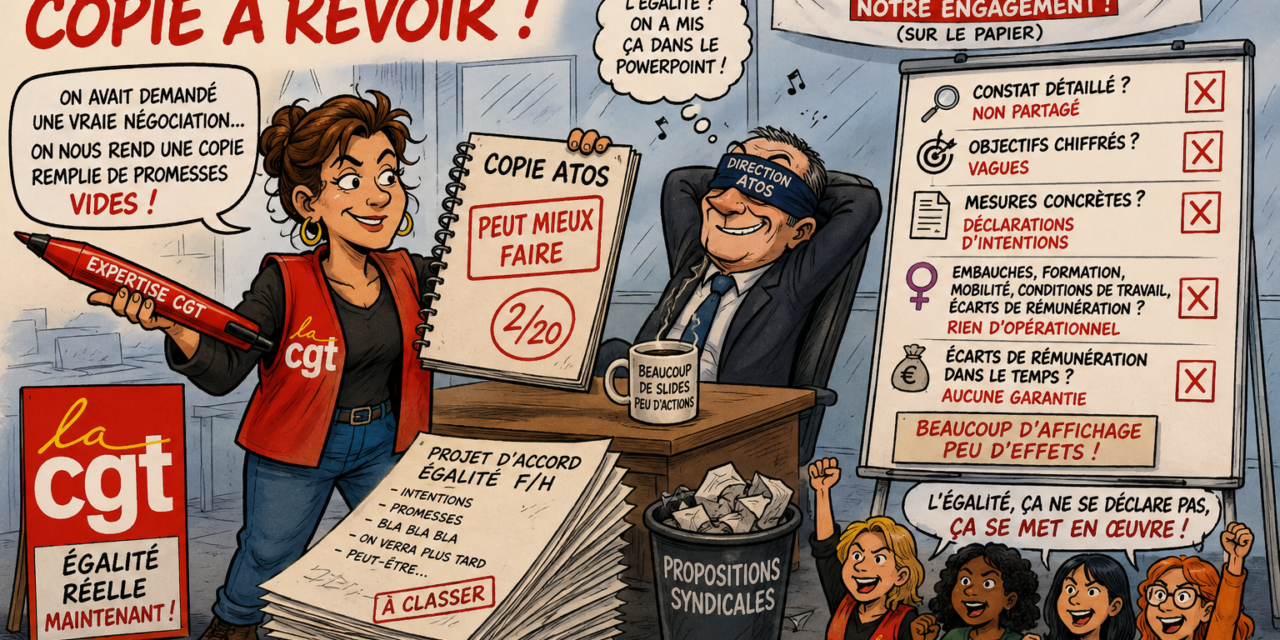 Egalité F/H : copie à revoir