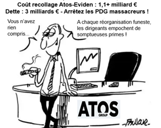 Alertes sur la nouvelle organisation Atos France