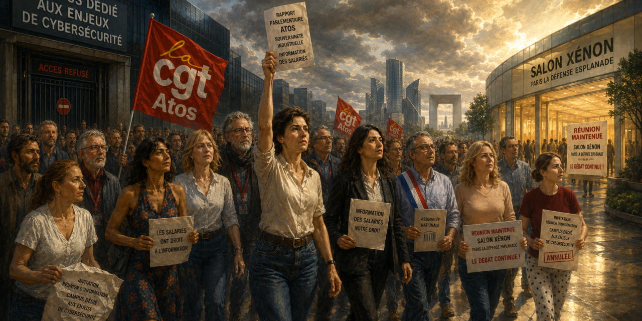Enquête sur les fonds spéculatifs :  Pas de salles pour la CGT de la part du PDG Atos Philippe Salle !